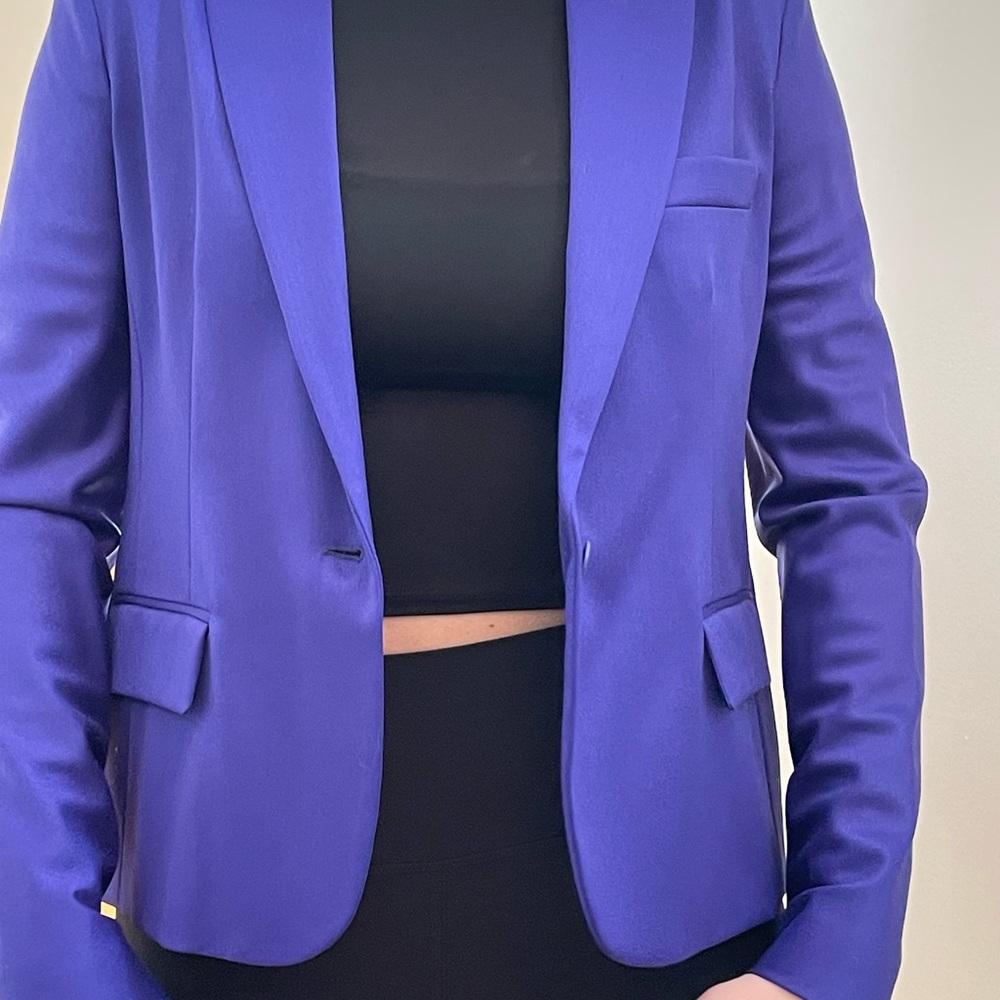 Vibrant Purple Blazer